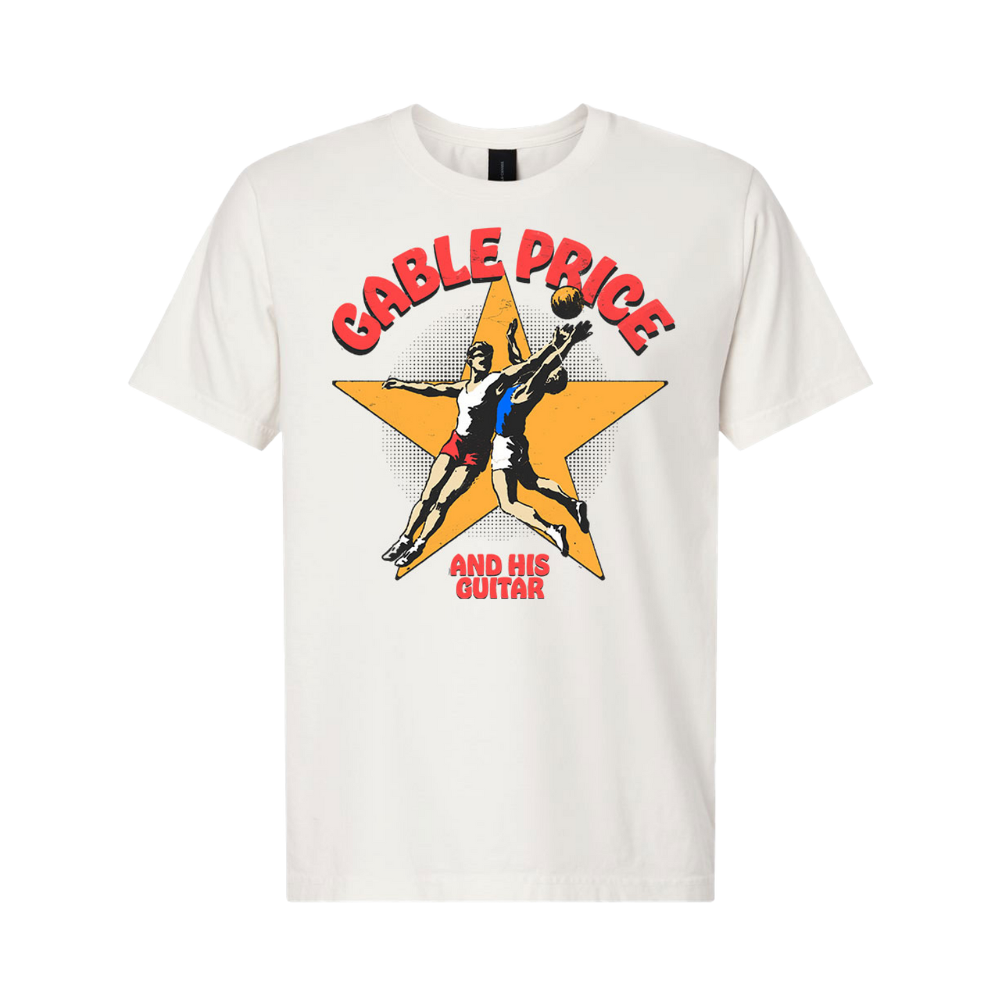 Gable And His Guitar Basketball Tee